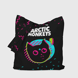 Сумка-шопер Arctic Monkeys - rock star cat, цвет: 3D-принт
