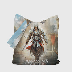 Сумка-шопер Assassins creed poster game, цвет: 3D-принт