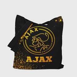 Сумка-шопер Ajax - gold gradient, цвет: 3D-принт