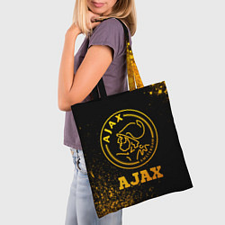 Сумка-шопер Ajax - gold gradient, цвет: 3D-принт — фото 2
