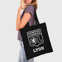 Сумка-шопер Lyon sport на темном фоне, цвет: 3D-принт — фото 2