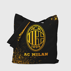 Сумка-шопер AC Milan - gold gradient, цвет: 3D-принт