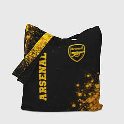 Сумка-шоппер Arsenal - gold gradient вертикально