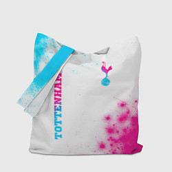 Сумка-шоппер Tottenham neon gradient style вертикально