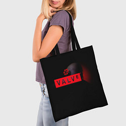 Сумка-шопер Valve afro logo, цвет: 3D-принт — фото 2