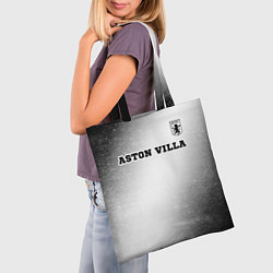 Сумка-шопер Aston Villa sport на светлом фоне посередине, цвет: 3D-принт — фото 2