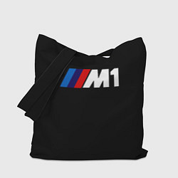 Сумка-шопер BMW m1 logo, цвет: 3D-принт