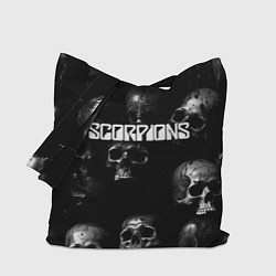 Сумка-шопер Scorpions logo rock group, цвет: 3D-принт