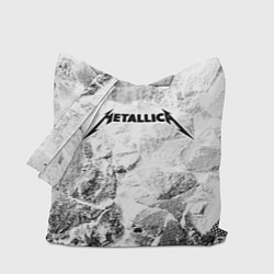 Сумка-шоппер Metallica white graphite