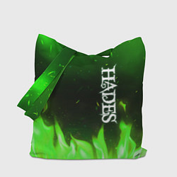 Сумка-шоппер Logo Hades green hell fire