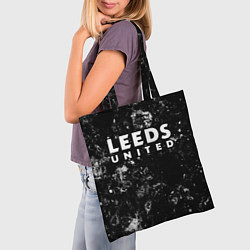 Сумка-шопер Leeds United black ice, цвет: 3D-принт — фото 2