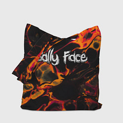 Сумка-шоппер Sally Face red lava