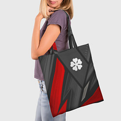 Сумка-шопер Black Clover red lines, цвет: 3D-принт — фото 2