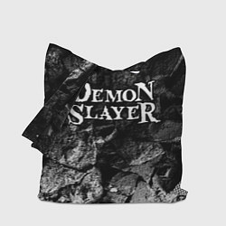 Сумка-шоппер Demon Slayer black graphite