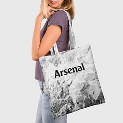 Сумка-шопер Arsenal white graphite, цвет: 3D-принт — фото 2