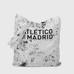 Сумка-шопер Atletico Madrid dirty ice, цвет: 3D-принт