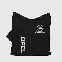 Сумка-шопер Opel white logo, цвет: 3D-принт