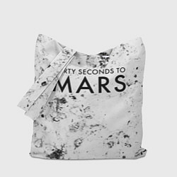 Сумка-шоппер Thirty Seconds to Mars dirty ice
