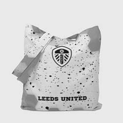 Сумка-шоппер Leeds United sport на светлом фоне по-центру