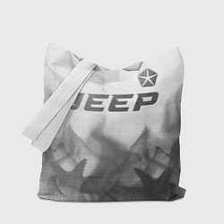 Сумка-шоппер Jeep - white gradient посередине