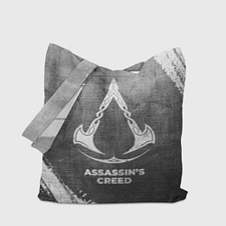 Сумка-шоппер Assassins Creed - grey gradient