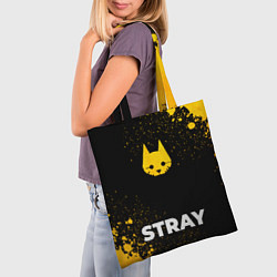 Сумка-шопер Stray - gold gradient по-центру, цвет: 3D-принт — фото 2