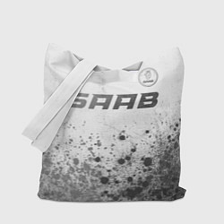 Сумка-шопер Saab - white gradient посередине, цвет: 3D-принт