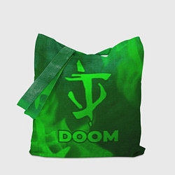 Сумка-шоппер Doom - green gradient