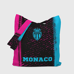 Сумка-шоппер Monaco - neon gradient по-центру