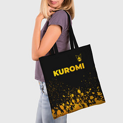 Сумка-шопер Kuromi - gold gradient посередине, цвет: 3D-принт — фото 2