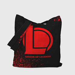 Сумка-шоппер League of Legends - red gradient