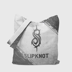 Сумка-шопер Slipknot - white gradient, цвет: 3D-принт