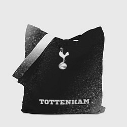 Сумка-шоппер Tottenham sport на темном фоне по-центру