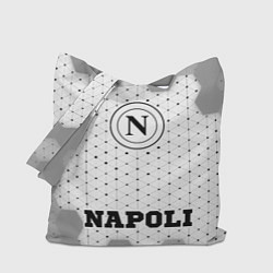 Сумка-шоппер Napoli sport на светлом фоне по-центру