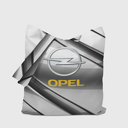 Сумка-шопер Opel стальная геометрия, цвет: 3D-принт