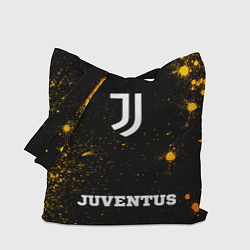 Сумка-шоппер Juventus - gold gradient по-центру