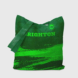 Сумка-шоппер Brighton - green gradient посередине