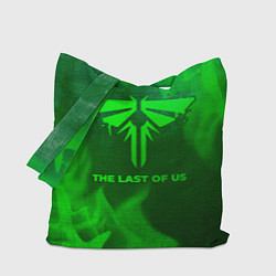 Сумка-шоппер The Last Of Us - green gradient