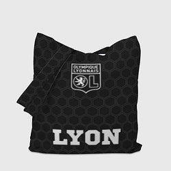 Сумка-шоппер Lyon sport на темном фоне по-центру