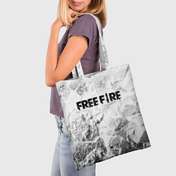 Сумка-шопер Free Fire white graphite, цвет: 3D-принт — фото 2