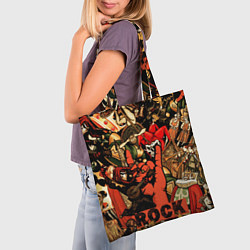Сумка-шопер Король и шут рок средневековья, цвет: 3D-принт — фото 2