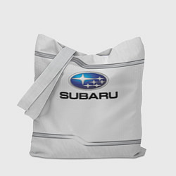 Сумка-шопер Subaru auto steel metal, цвет: 3D-принт