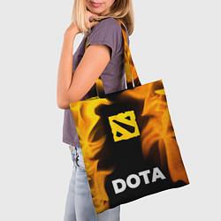 Сумка-шопер Dota - gold gradient по-центру, цвет: 3D-принт — фото 2