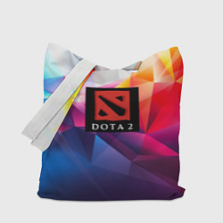 Сумка-шопер DOTA geometry neon, цвет: 3D-принт
