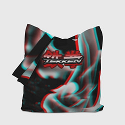 Сумка-шопер Tekken fire glitch, цвет: 3D-принт
