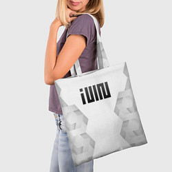 Сумка-шопер Gidle white poly, цвет: 3D-принт — фото 2