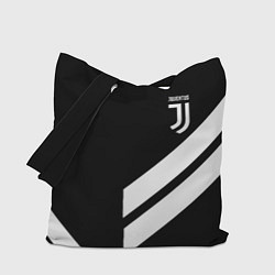 Сумка-шопер Juventus line white, цвет: 3D-принт