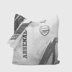 Сумка-шоппер Arsenal - white gradient вертикально