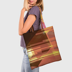 Сумка-шопер Оттенки заката, цвет: 3D-принт — фото 2