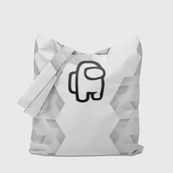 Сумка-шоппер Among Us white poly